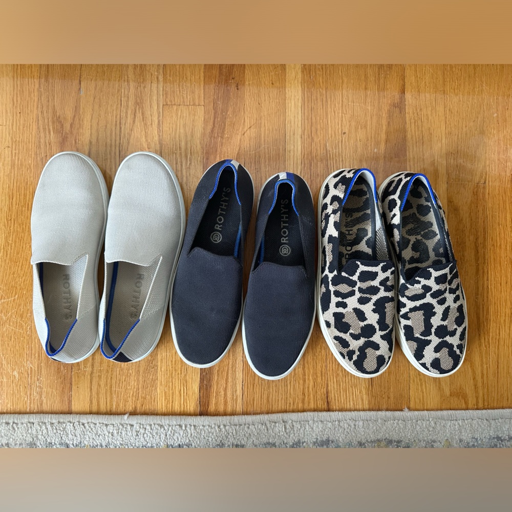 Lot of 3 pairs of Rothy’s sz 9